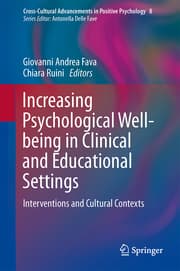 Cover von Increasing Psychological Well-being in Clinical and Educational Settings