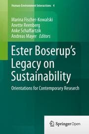 Cover von Ester Boserups Legacy on Sustainability