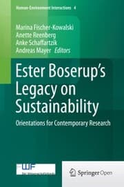 Cover von Ester Boserup's Legacy on Sustainability