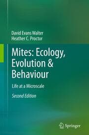 Cover von Mites: Ecology, Evolution & Behaviour