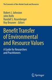 Cover von Benefit Transfer of Environmental and Resource Values