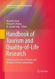 Cover von Handbook of Tourism and Quality-of-Life Research
