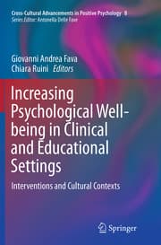 Cover von Increasing Psychological Well-being in Clinical and Educational Settings