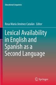 Cover von Lexical Availability in English and Spanish as a Second Language