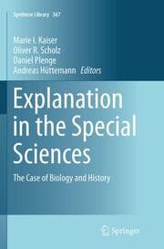 Cover von Explanation in the Special Sciences