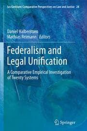 Cover von Federalism and Legal Unification
