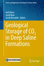 Cover von Geological Storage of CO2 in Deep Saline Formations