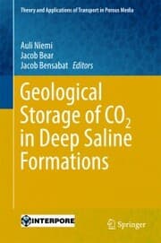 Cover von Geological Storage of CO2 in Deep Saline Formations
