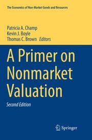 Cover von A Primer on Nonmarket Valuation