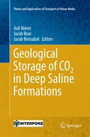 Cover von Geological Storage of CO2 in Deep Saline Formations