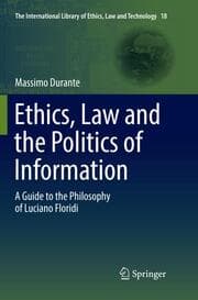 Cover von Ethics, Law and the Politics of Information