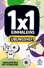 Cover von 1x1 Einmaleins lernen Übungsheft - Mathematik 2./3. Klasse