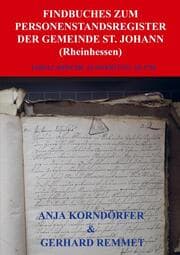 Cover von Findbuch zum Personenstandsregister der Gemeinde St. Johann (Rheinhessen)