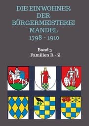 Cover von Die Einwohner der Bürgermeisterei Mandel 1798 - 1910