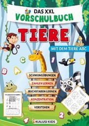 Cover von Das XXL Vorschulbuch Tiere