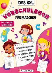 Cover von Das XXL Vorschulbuch für Mädchen