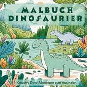 Cover von Dinosaurier Malbuch für Jungen: Reise in die Urzeit!