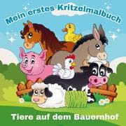 Cover von Mein erstes Kritzelmalbuch: Tiere auf dem Bauernhof!