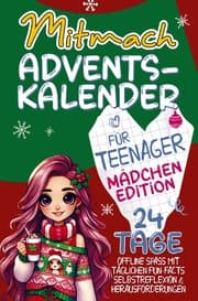 Cover von Mitmach-Adventskalender für Teenager - Mädchen Edition