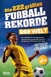 Cover von Die 222 größten Fußballrekorde der Welt