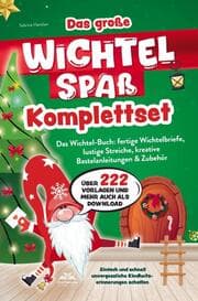 Cover von Das große Wichtelspaß Komplettset - Das Wichtel Buch: fertige Wichtelbriefe, lustige Streiche, kreative Bastelanleitungen & mehr