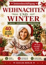 Cover von Weihnachten und Winter - Malbuch für Senioren