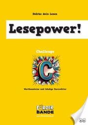 Cover von Lesepower! Challenge C - Wortbausteine und häufige Kurzwörter