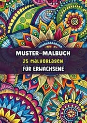 Cover von Muster-Malbuch - 25 Malvorlagen für Erwachsene