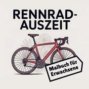 Cover von Rennrad Auszeit - Malbuch für Erwachsene