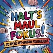 Cover von Halt's Maul Fokus!: Das AD(H)S Anti-Mandala Fluchmalbuch zum Abreagieren und Abschalten