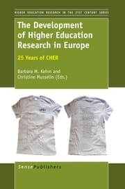 Cover von The Development of Higher Education Research in Europe