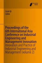 Cover von Proceedings of the 6th International Asia Conference on Industrial Engineering and Management Innovation
