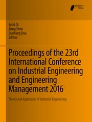 Cover von Proceedings of the 23rd International Conference on Industrial Engineering and Engineering Management 2016