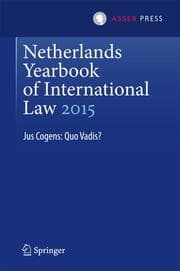 Cover von Netherlands Yearbook of International Law 2015