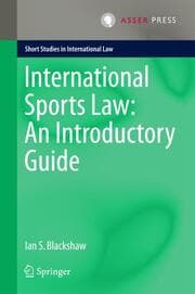 Cover von International Sports Law: An Introductory Guide