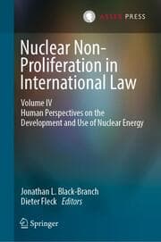 Cover von Nuclear Non-Proliferation in International Law - Volume IV