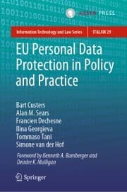 Cover von EU Personal Data Protection in Policy and Practice