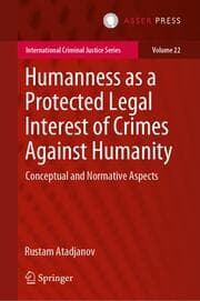 Cover von Humanness as a Protected Legal Interest of Crimes Against Humanity