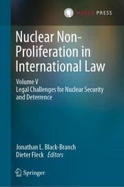 Cover von Nuclear Non-Proliferation in International Law - Volume V