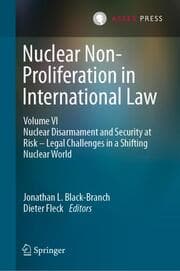 Cover von Nuclear Non-Proliferation in International Law - Volume VI
