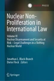 Cover von Nuclear Non-Proliferation in International Law - Volume VI