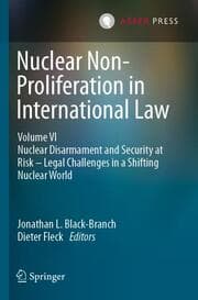 Cover von Nuclear Non-Proliferation in International Law - Volume VI