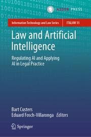 Cover von Law and Artificial Intelligence