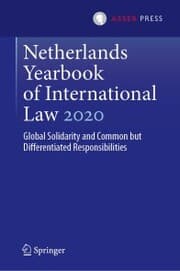 Cover von Netherlands Yearbook of International Law 2020