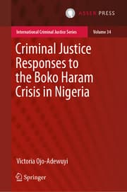 Cover von Criminal Justice Responses to the Boko Haram Crisis in Nigeria