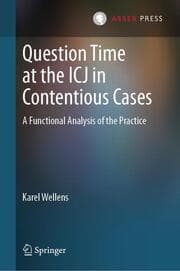 Cover von Question Time at the ICJ in Contentious Cases