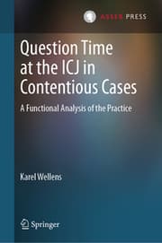 Cover von Question Time at the ICJ in Contentious Cases