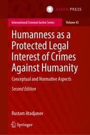 Cover von Humanness as a Protected Legal Interest of Crimes Against Humanity