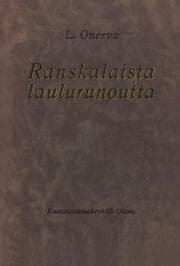 Cover von Ranskalaista laulurunoutta