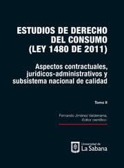 Cover von Estudios de derecho de consumo. Tomo II